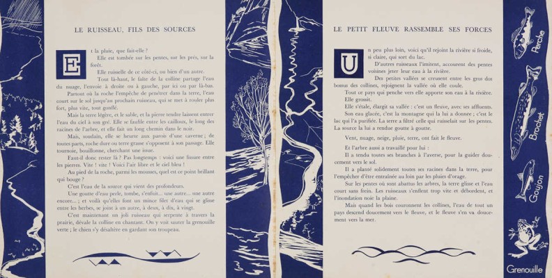 [Панорама реки. Худ. А. Экстер]. Panorama du Fleuve. Paris: Flammarion, 1937.